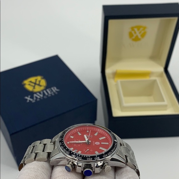 ⌚️NIB Xavier Watches Apex Timepiece Phoenix Red - Picture 4 of 12